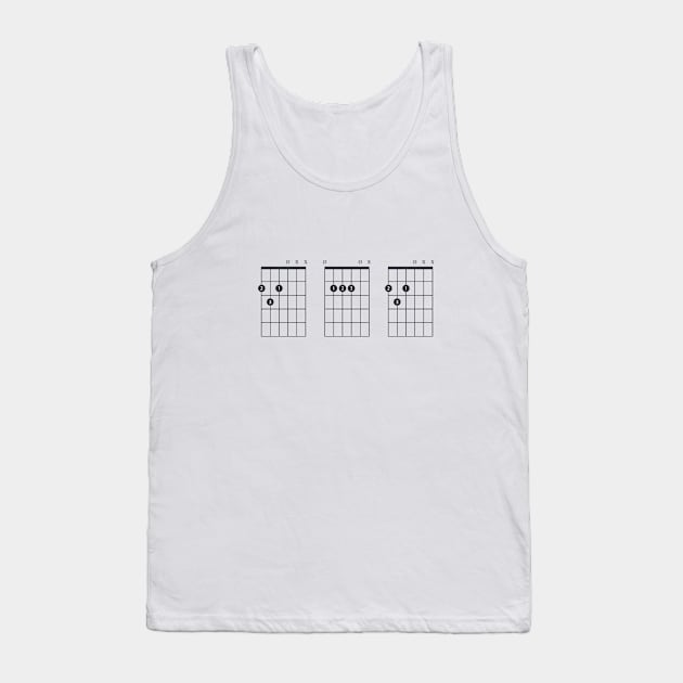 D A D Chords Tank Top by Wetchopp